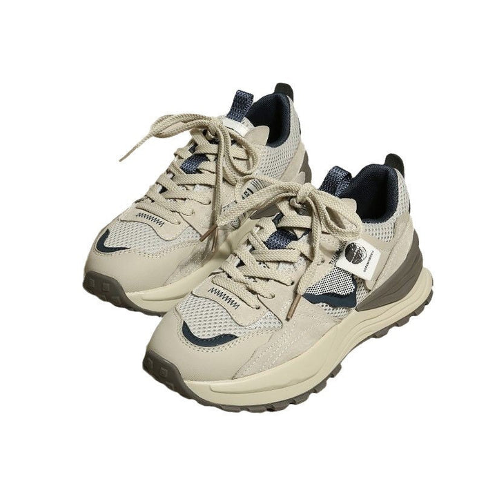 Damen Sportliche Sneaker mit atmungsaktiver Obermaterialkombination Drune