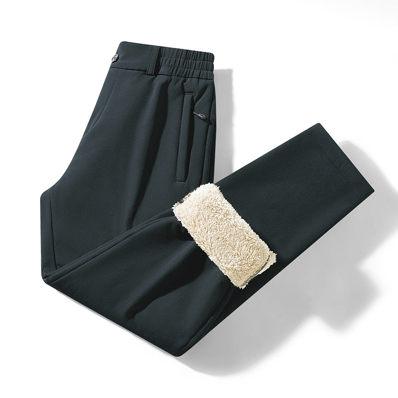 Herren Komfort-Freizeithose mit Teddyfleece-Innenlage und verdeckten Taschen Drune