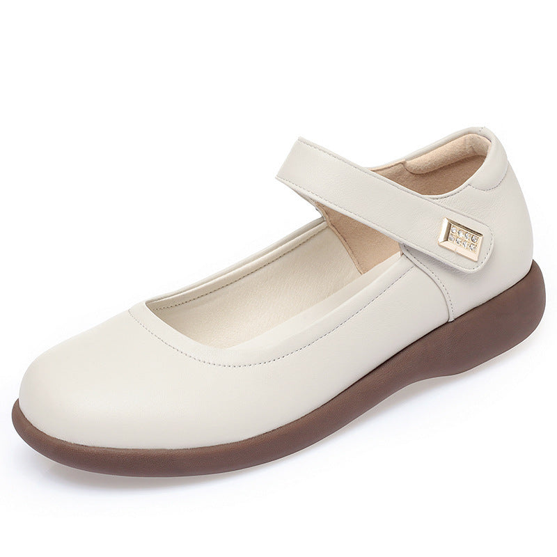 Damen Mary Jane Schuhe mit rutschfester Sohle und elegantem Riemen Drune
