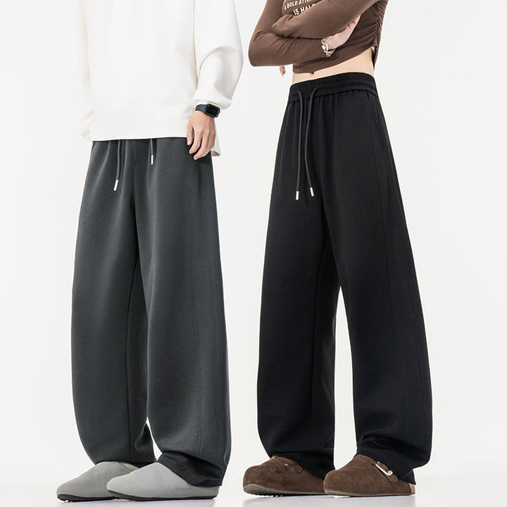 Damen weite Lounge-Jogginghose mit elastischem Bund, Kordelzug und legerer Culotte-Passform Drune