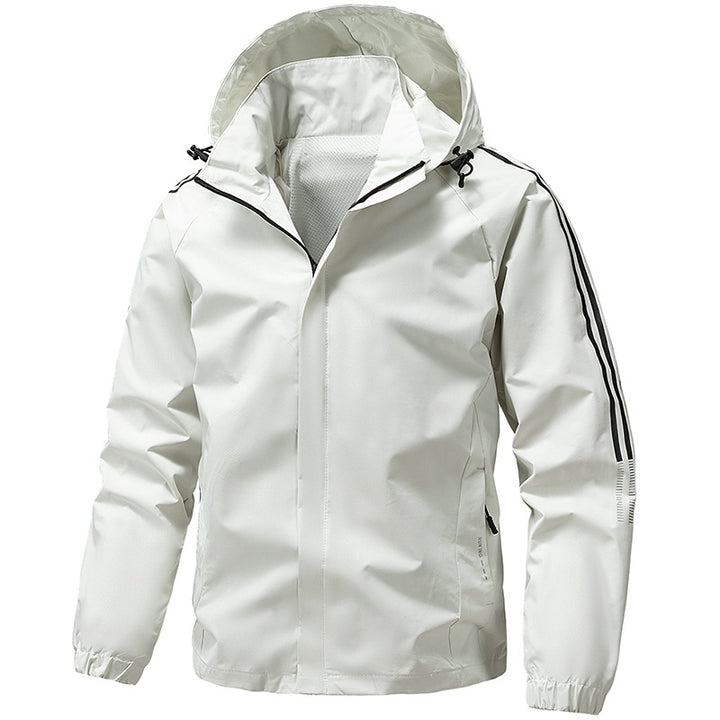 Herren Leichte Funktionsjacke mit verstellbarer Kapuze Drune