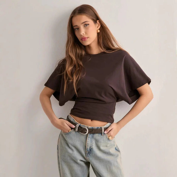 Damen Bequemes Oversized T-Shirt mit modernem Schnitt Drune