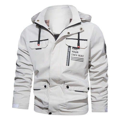 Herren Technische Outdoorjacke mit praktischen Taschen Drune
