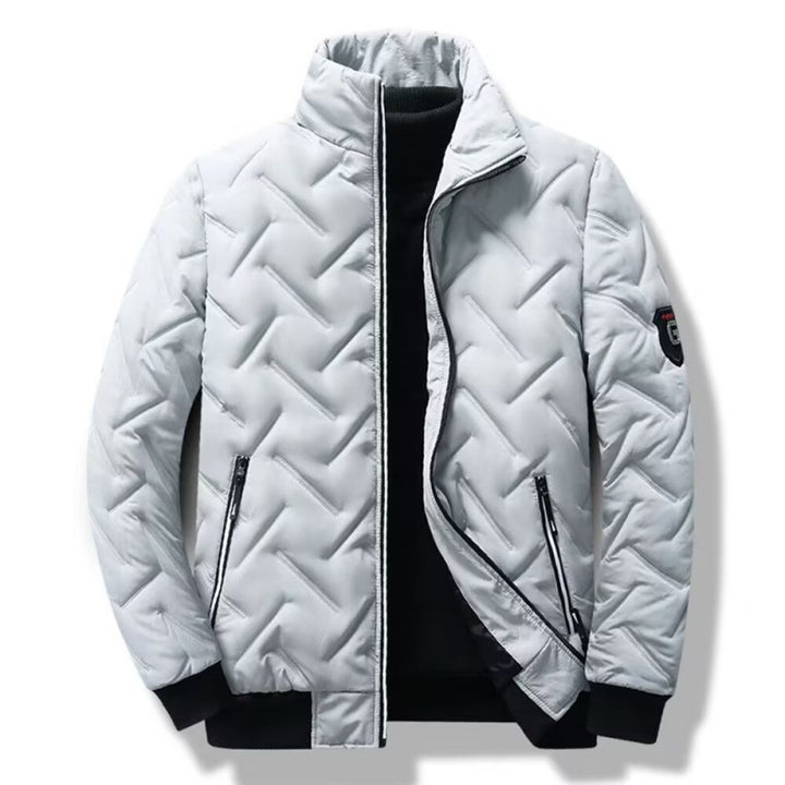 Herren Winter Steppjacke mit hochabschließendem Kragen Drune