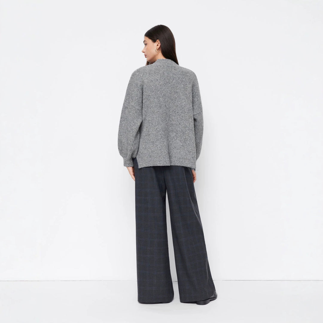 Damen Bequemer Oversized Pullover Drune