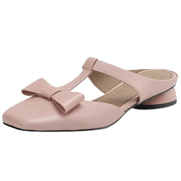 Damen Slingback-Pantoletten mit elegantem Schleifen-Design Drune