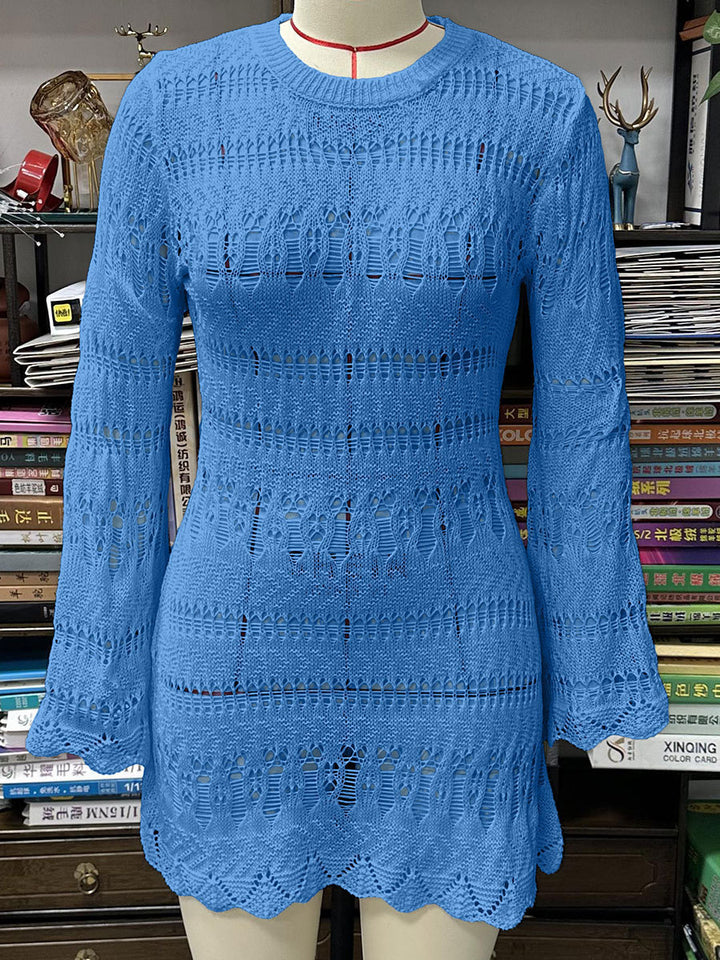 Damen modisches Häkelkleid Drune