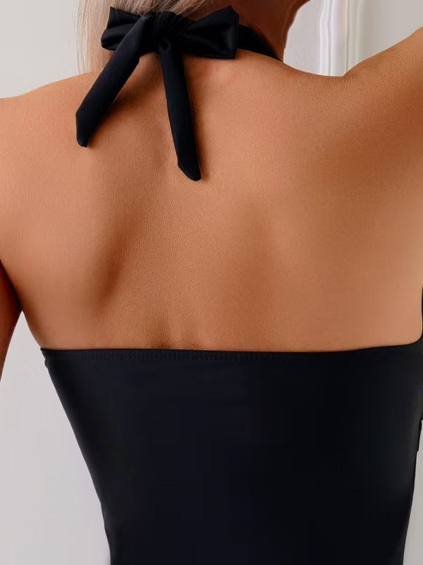Drune | Halterneck Tankini Satz Mit Kordelzug Für Damen