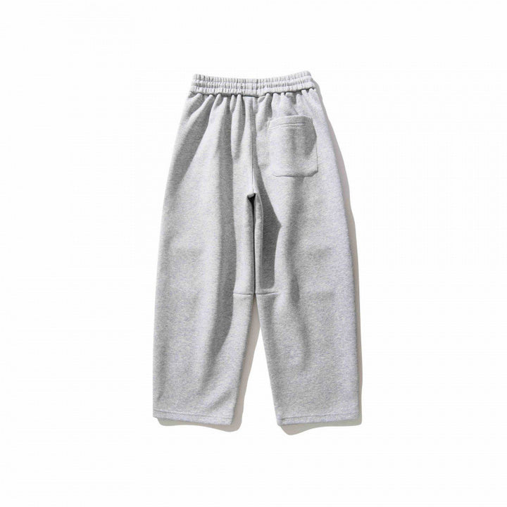 Unisex Weite Relaxed-Jogginghose aus French-Terry mit hohem Elastikbund und Kordelzug Drune