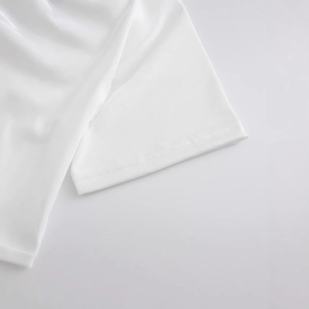 Damen Crop-T-Shirt mit inspirierendem Schriftzug und lässigem Schnitt Drune