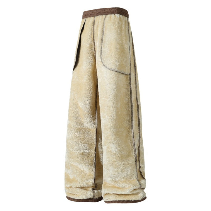 Damen Gefütterte Cord-Jogginghose mit Teddyfutter, Kordelzugbund & Seitentaschen Drune