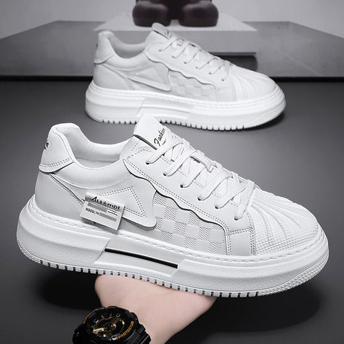 Damen Komfortable Plateausneaker mit trendiger Oberflächenstruktur Drune