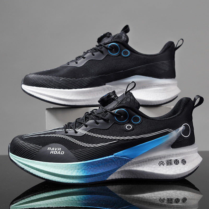 Unisex Performance-Laufschuhe mit Drehverschluss, mehrschichtiger Rebound-Zwischensohle und stabiler TPU-Fersenstütze Drune