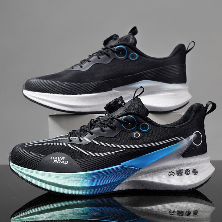 Unisex Performance-Laufschuhe mit Drehverschluss, mehrschichtiger Rebound-Zwischensohle und stabiler TPU-Fersenstütze Drune