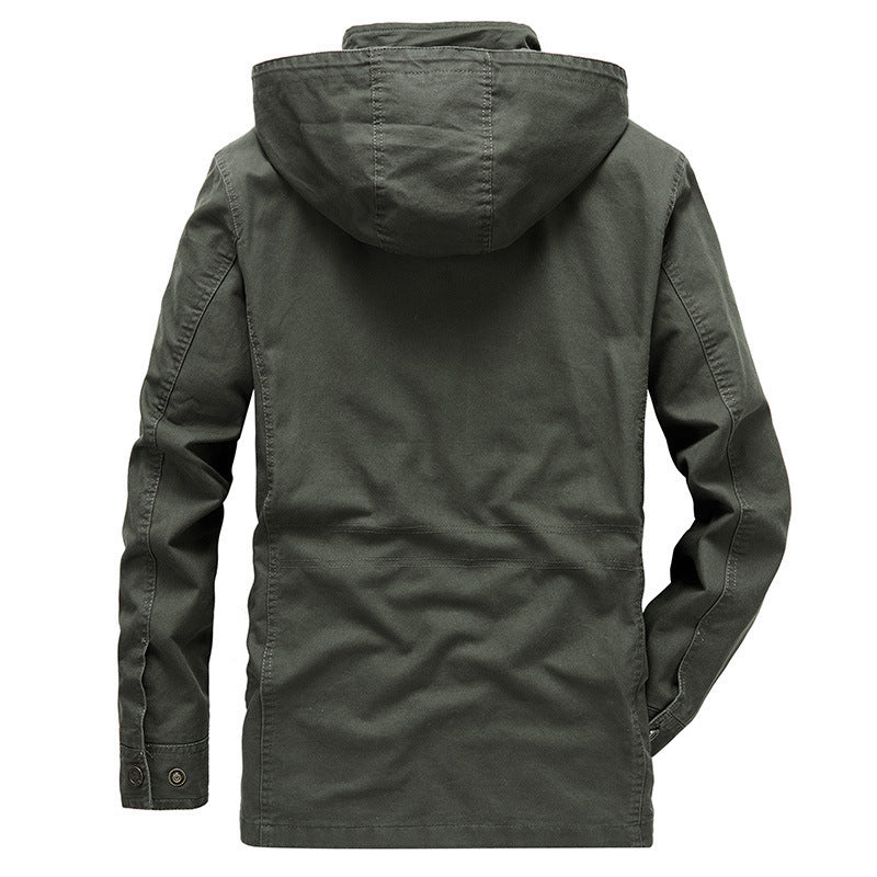 Herren Multifunktionale Übergangsjacke mit Kapuze Drune