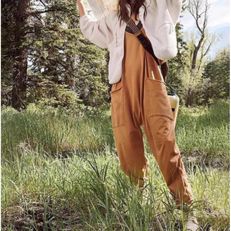 Damen Overall mit lässigem Schnitt und praktischen Taschen Drune