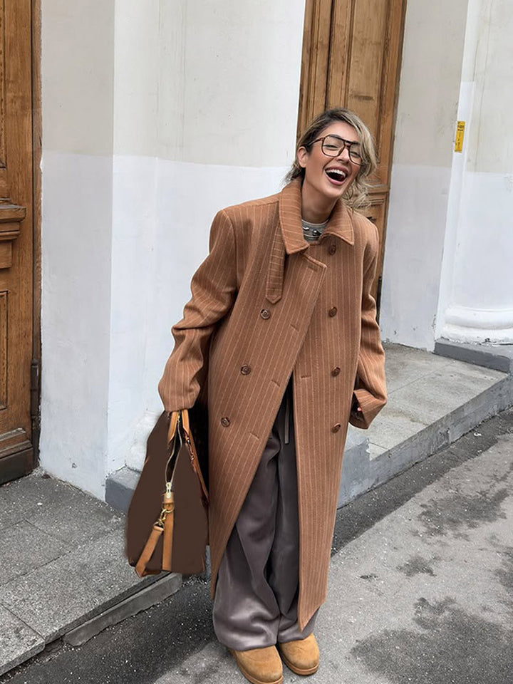 Damen Oversized Steppmantel Drune