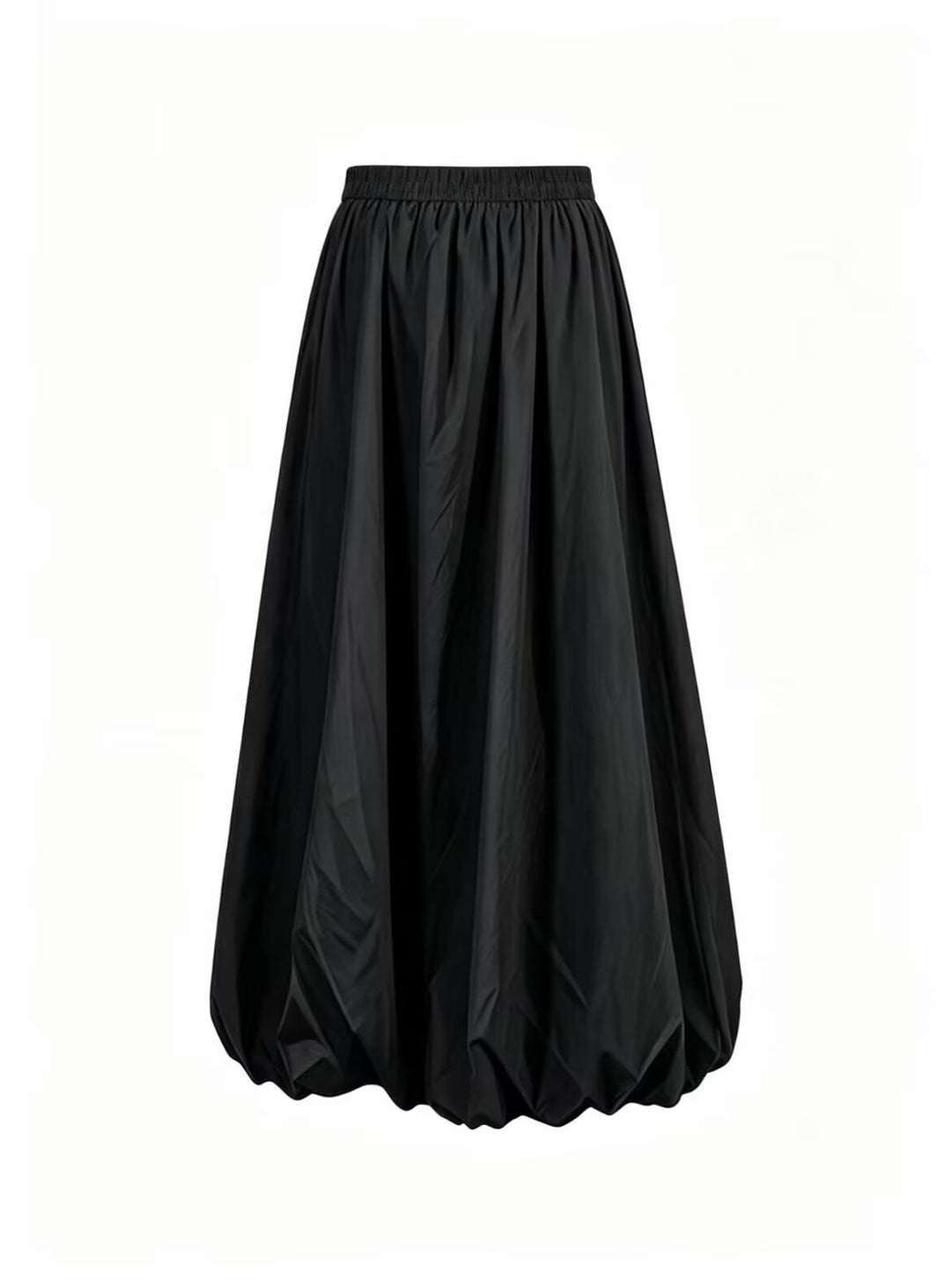 Damen Maxirock mit weitem Faltenfall und ballonförmigem Saum Drune