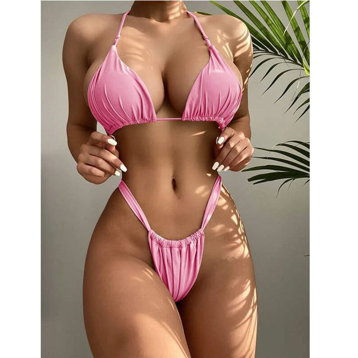 Damen Triangel-Bikini mit hohem Beinausschnitt Drune