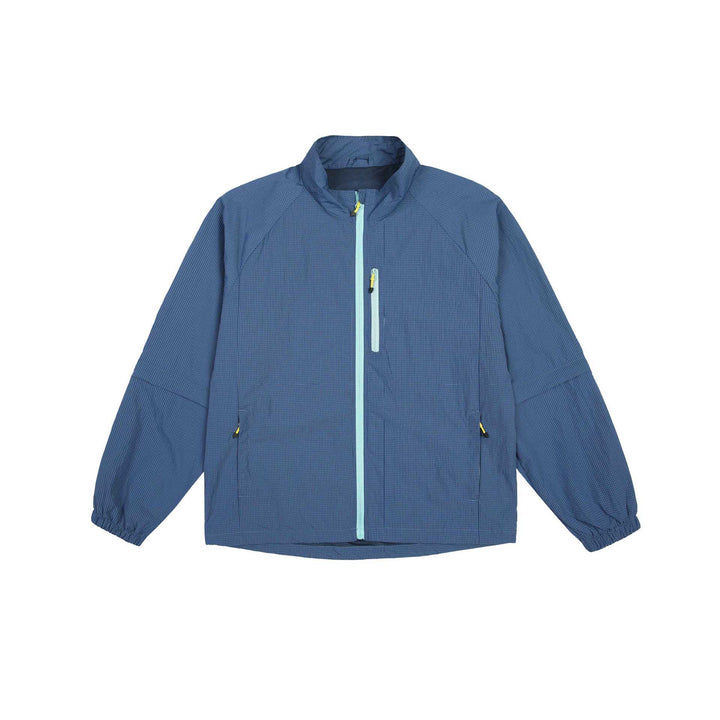 Herren leichte Ripstop-Überzugsjacke mit Stehkragen, Brusttasche und elastischen Bündchen Drune