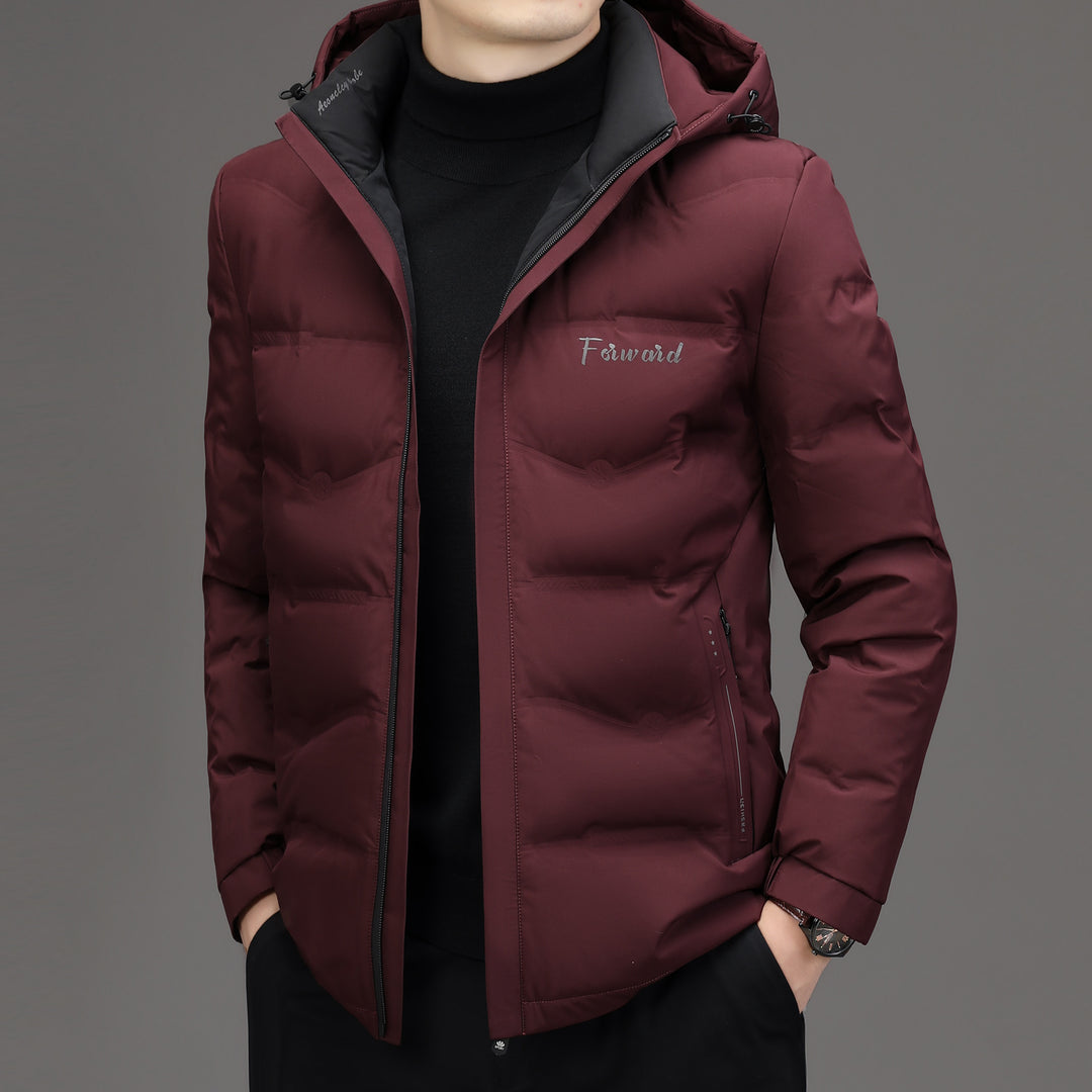 Herren Steppjacke mit Kapuze und schlanker Thermofütterung Drune
