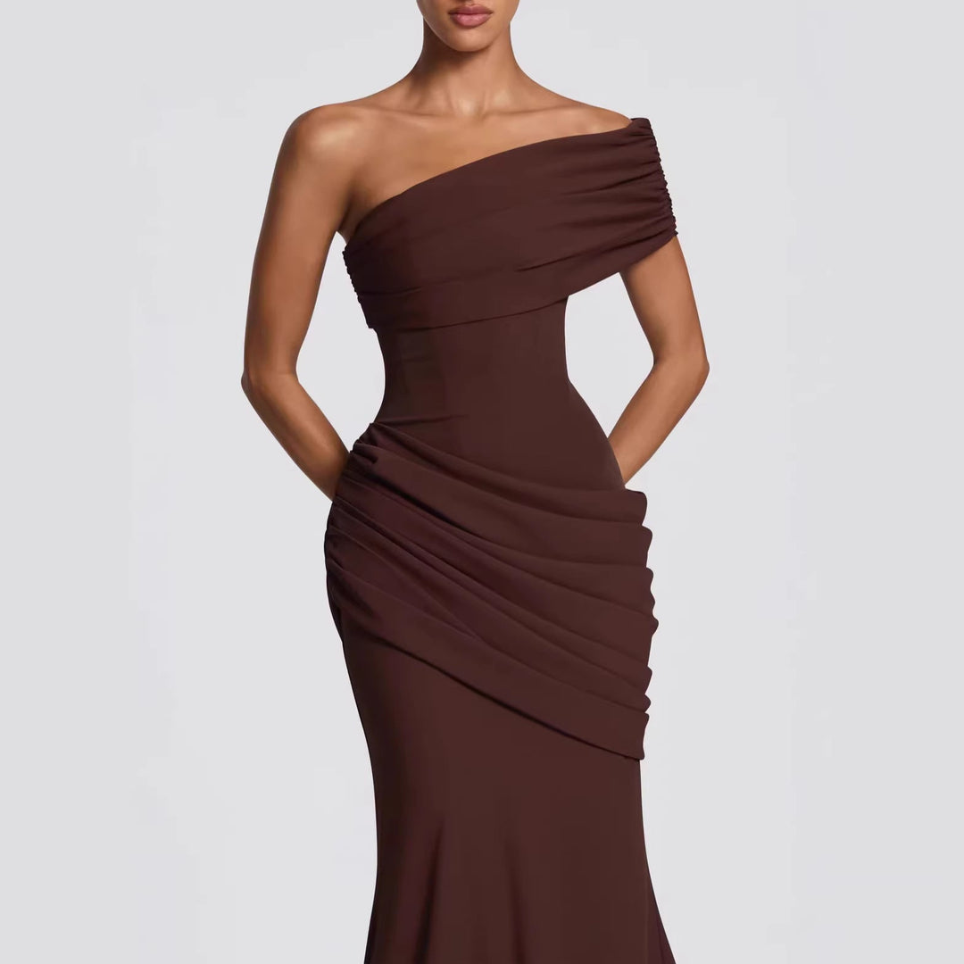 Damen elegantes Cocktailkleid Drune