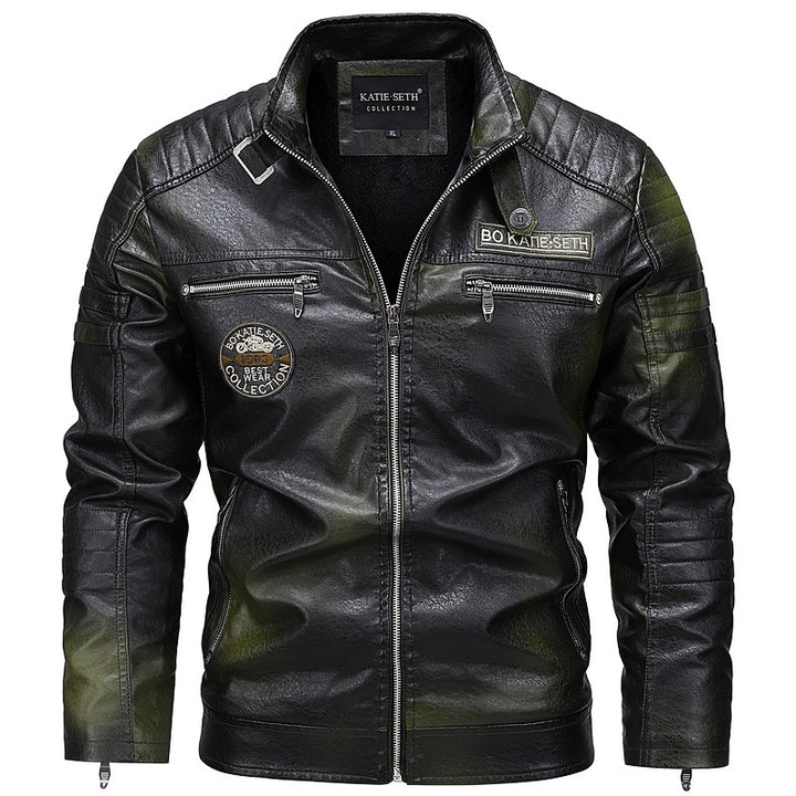 Herren Modische Bikerjacke Drune