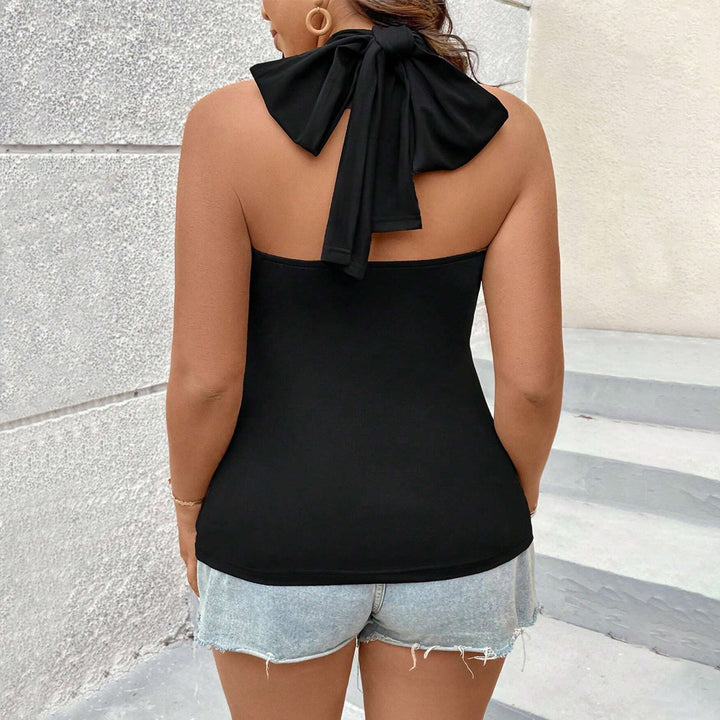 Damen luftiges Top mit angesagtem Wickeldesign Drune