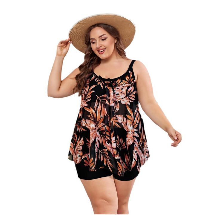 Damen Freizeit-Badeoutfit mit fließendem Schnitt Drune