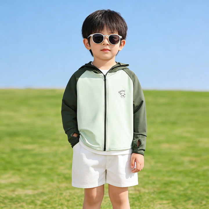 Kinder UV-Schutz Kapuzenjacke Drune