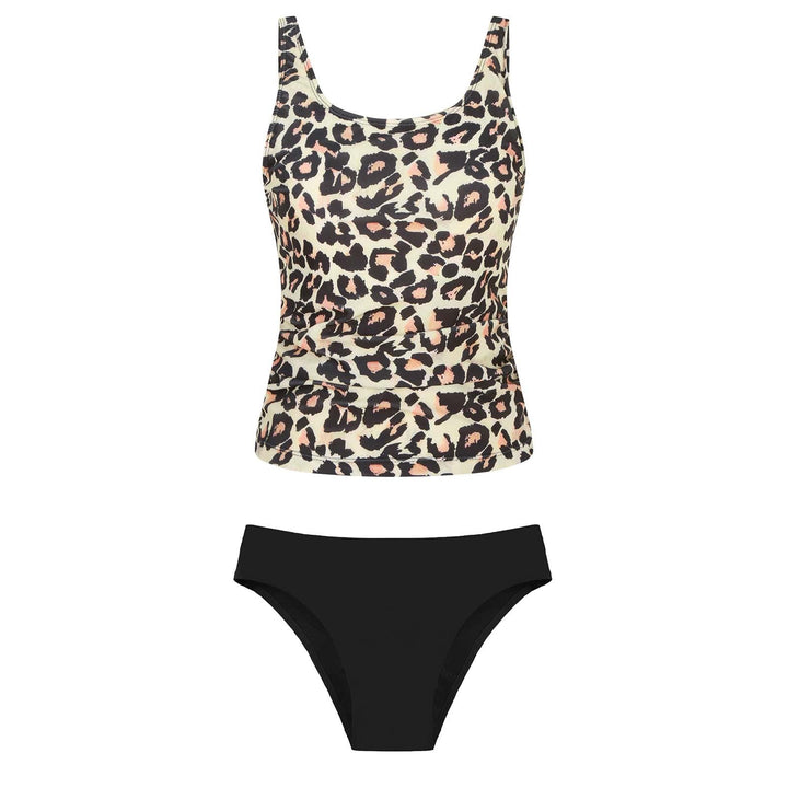 Damen Bikiniset mit floralem Oberteil und klassischem Unterteil Drune