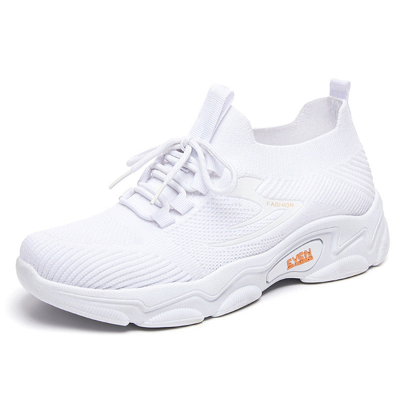 Damen nan minimalistischer Strick-Sockensneaker mit strukturiertem 3D-Obermaterial, anatomischem Memory-Fußbett und profiliertem EVA-Plateau Drune
