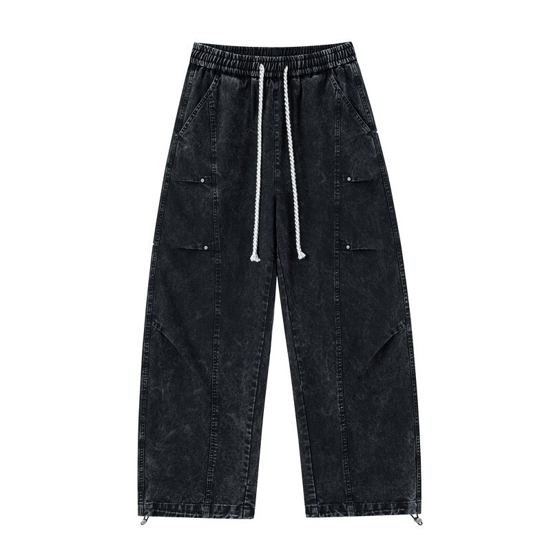 Damen Bequeme Cargo-Hose Drune