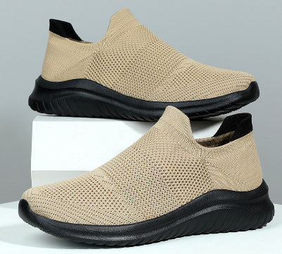 Unisex nan atmungsaktive Strick-Schlupfsneaker mit ergonomischem Memory-Fußbett Drune