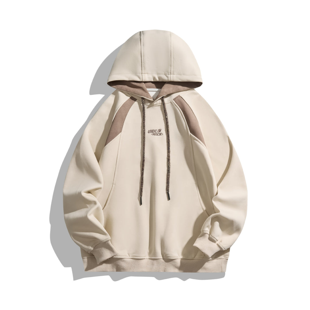 Unisex Kapuzenpullover im Oversize-Sweatstil mit kontrastgefütterter Kapuze Drune