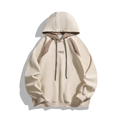 Unisex Kapuzenpullover im Oversize-Sweatstil mit kontrastgefütterter Kapuze Drune