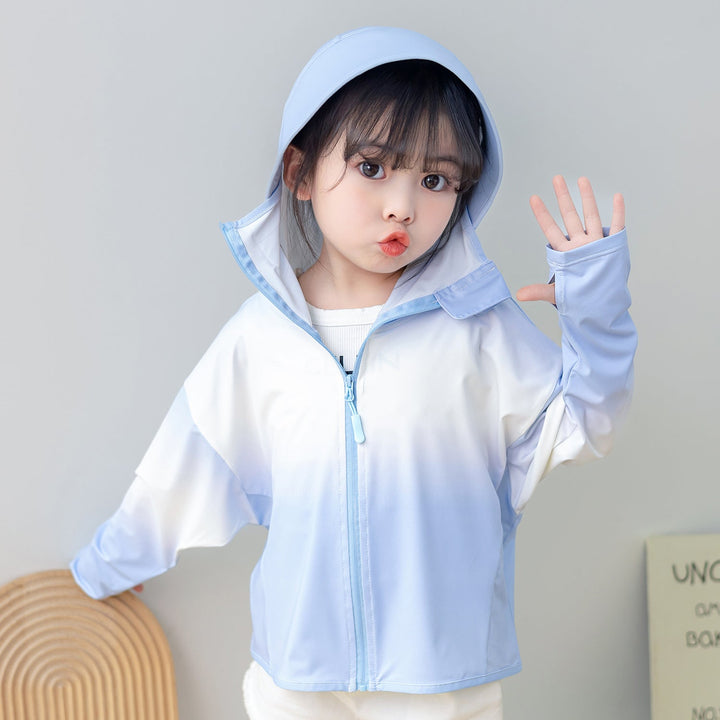 Damen Sportliche UV-Schutzjacke mit Kapuze Drune