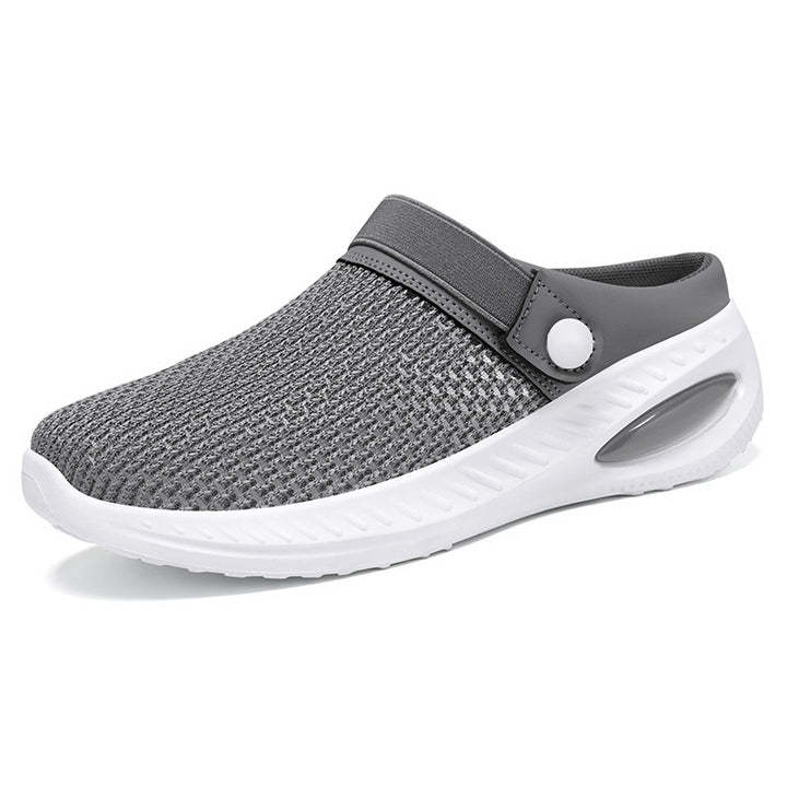 Damen Leichte Clogs mit atmungsaktivem Obermaterial und flexiblem Fußbett Drune