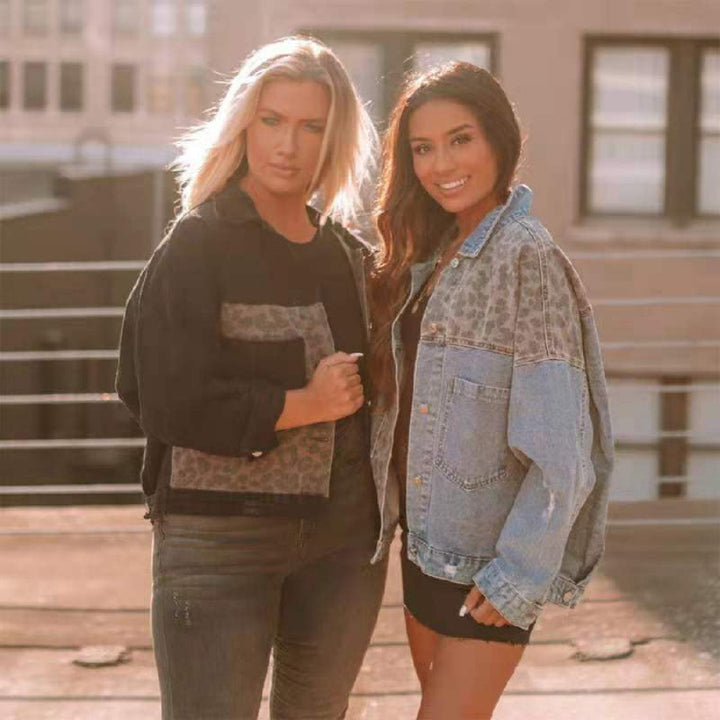 Damen lässige Jacke mit modernen Mustern Drune