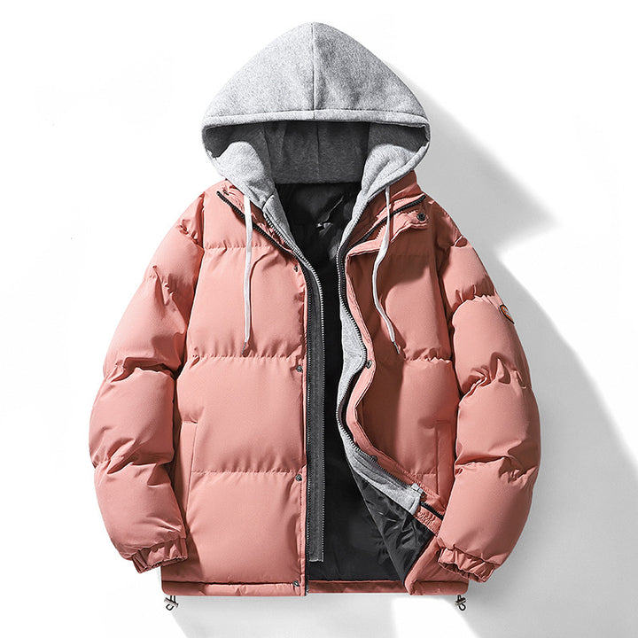Herren Zweilagige Pufferjacke mit integrierter Kapuzen‑Sweatlage und Thermofutter Drune