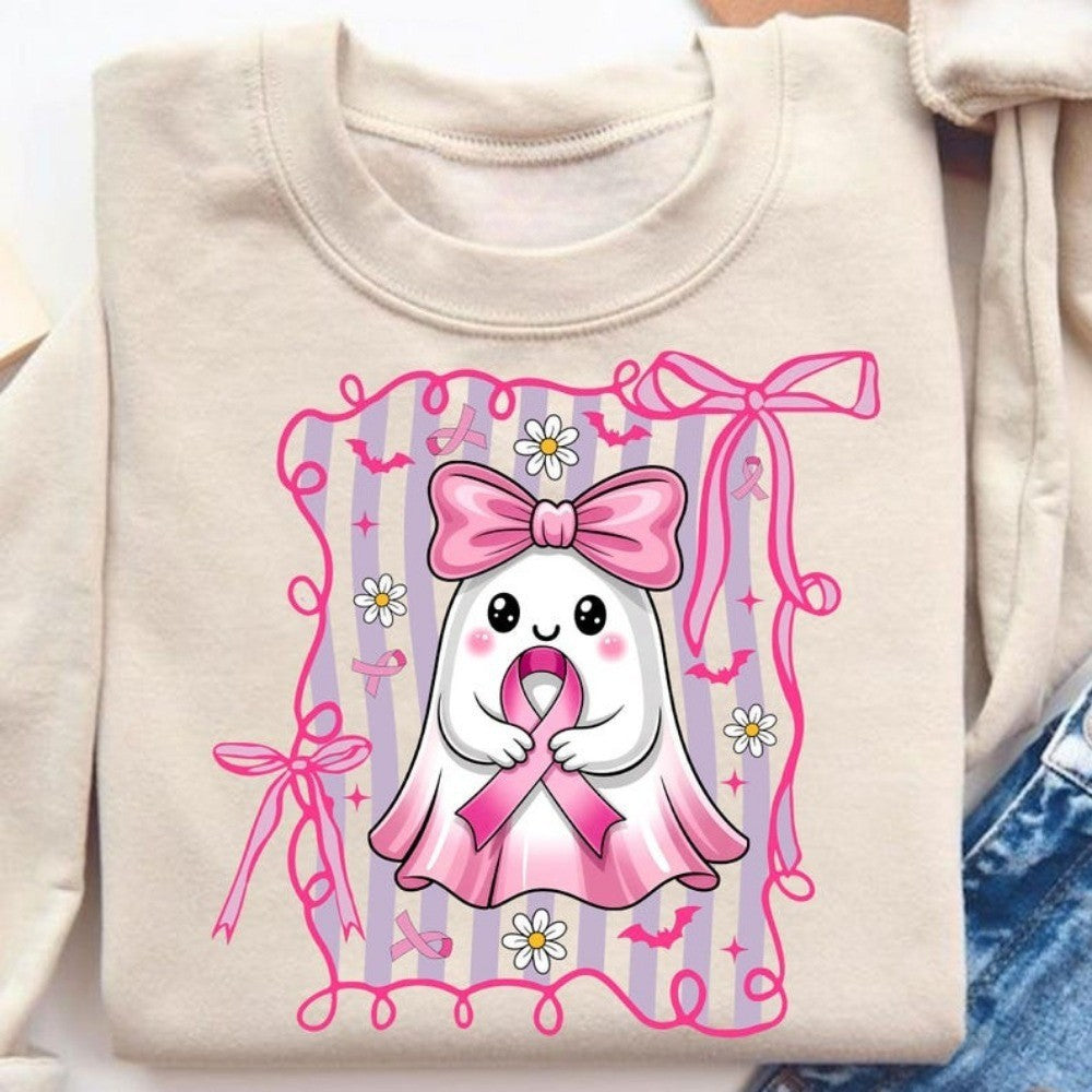 Damen Sweatshirt mit niedlichem Geistermotiv und verspieltem Design Drune