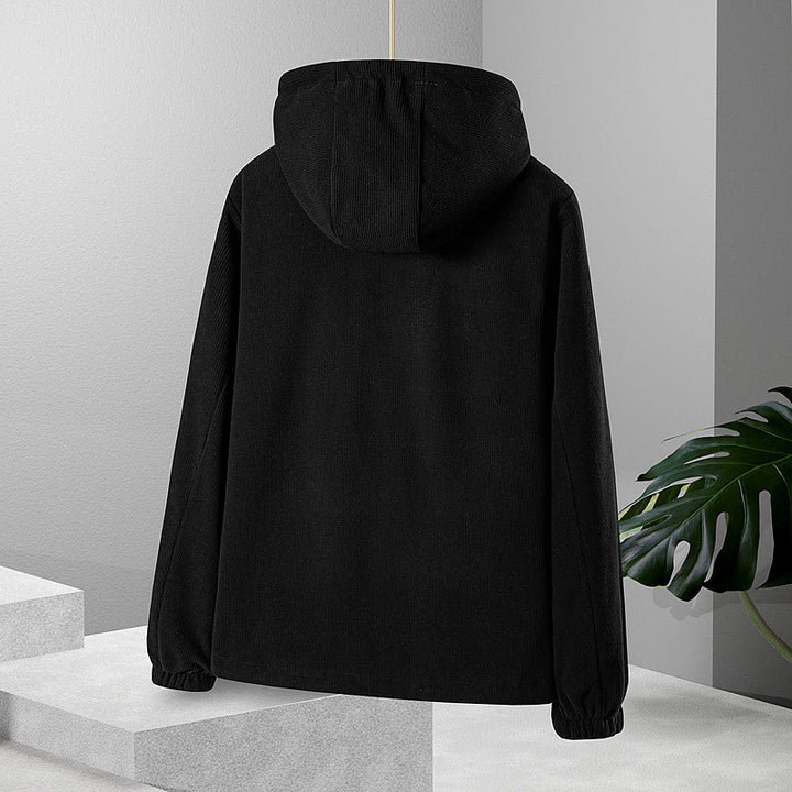 Damen Leichte wasserdichte Softshelljacke mit Kapuze und Brust-Reißverschlusstasche Drune