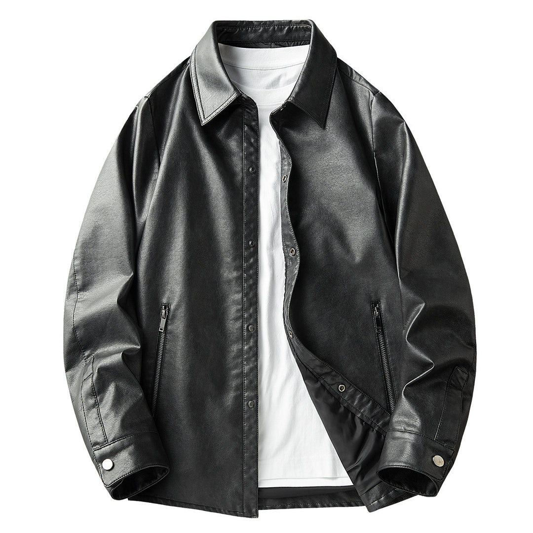 Herren Modische Lederjacke Drune 1787797546