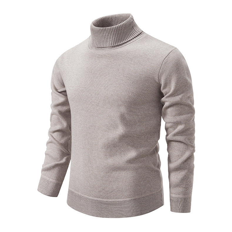 Herren Rollkragenpullover aus weichem Strick mit strukturiertem Design Drune