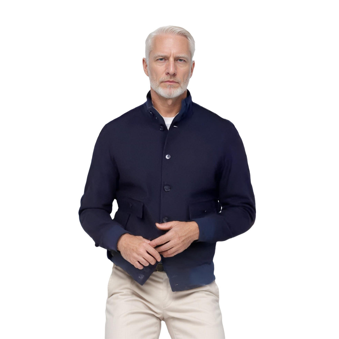 Herren modische Wolljacke mit warmem Innenfutter Drune