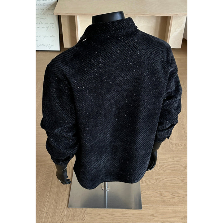 Herren Bedrucktes Langarm-Hemd Drune