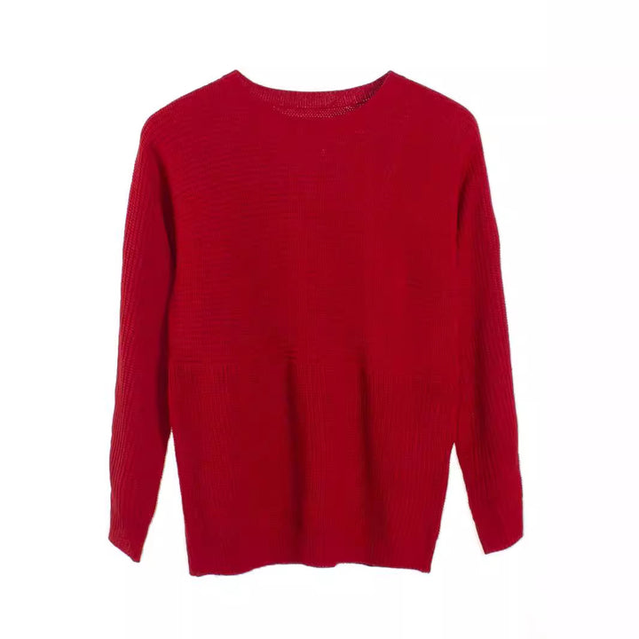 Damen Grobstrick Pullover mit lässigem Schnitt und atmungsaktiver Textur Drune