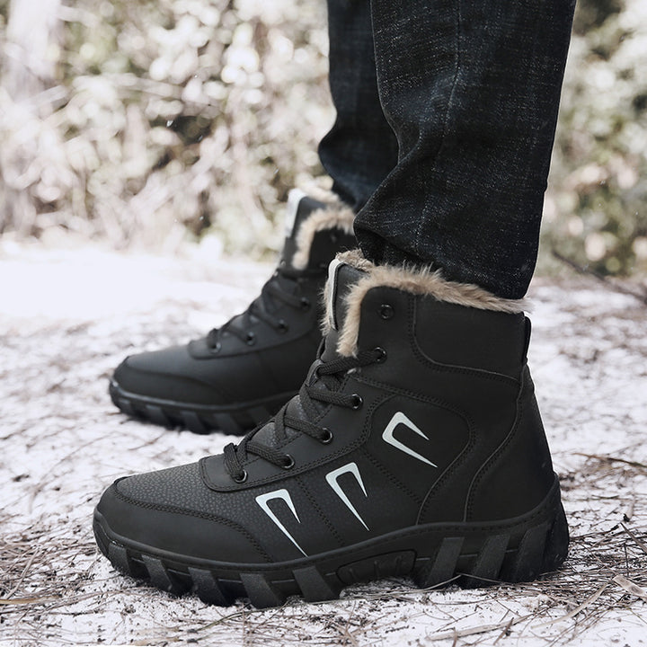 Damen Gefütterte Winter‑Ankle‑Boots mit Teddyfutter und griffiger Offroad‑Sohle Drune