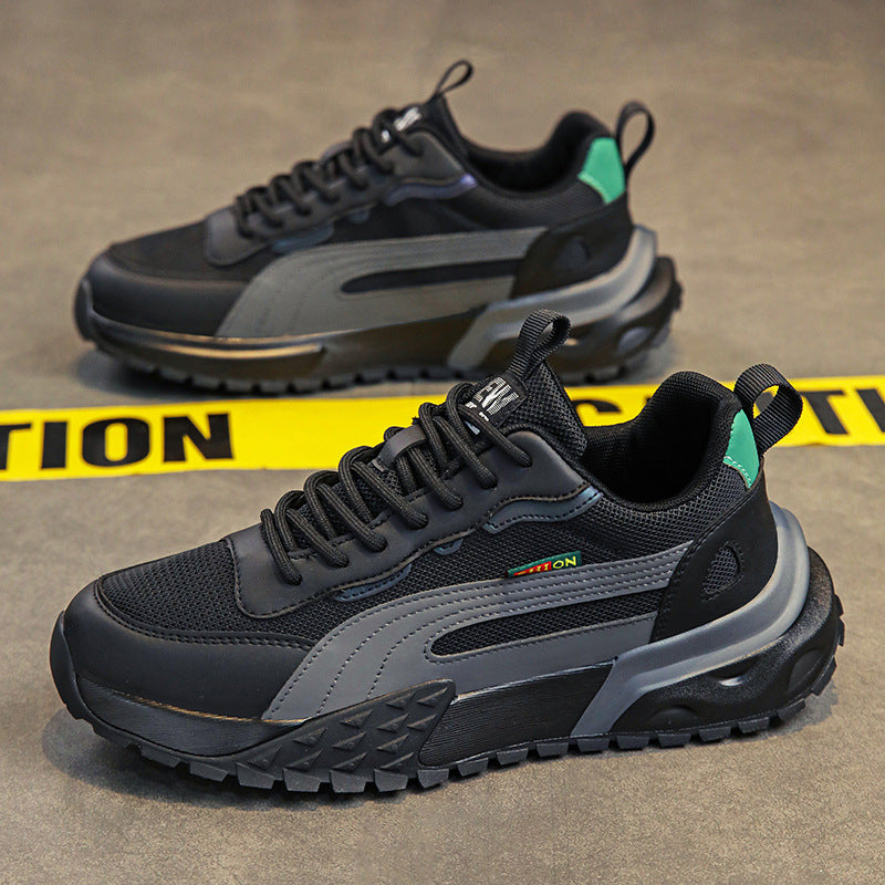 Herren Retro-Outdoor-Sneaker mit profiliertem Trail-Laufsohle und atmungsaktivem Mesh Drune
