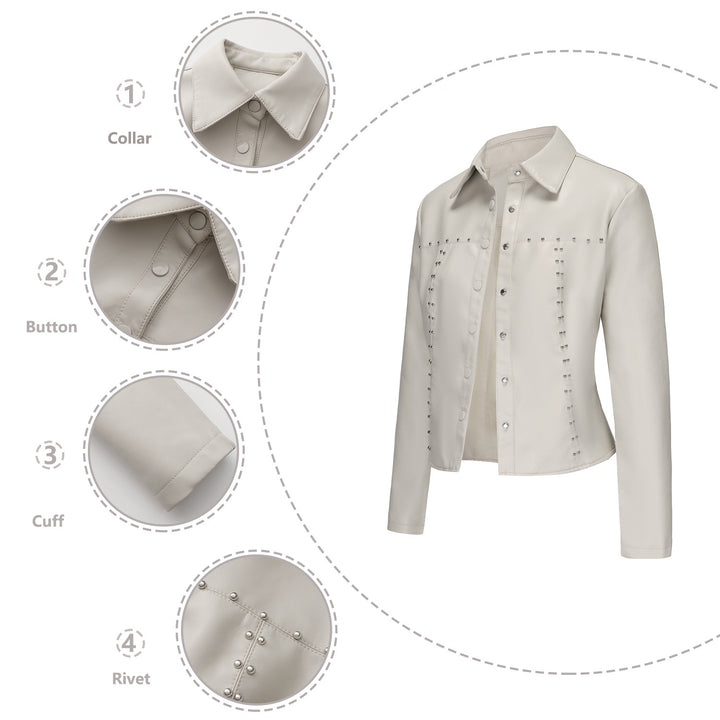 Damen Lederjacke Drune